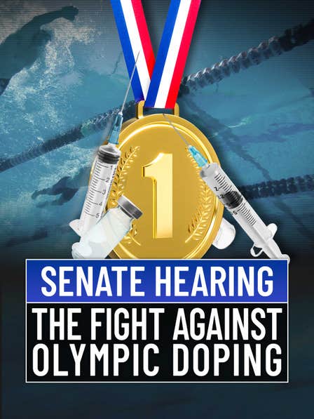 Senate Hearing: The Fight Against Olympic Doping dcg-mark-poster