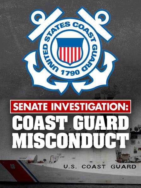 Senate Investigation: Coast Guard Misconduct dcg-mark-poster