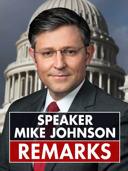 Speaker Mike Johnson Remarks dcg-mark-poster