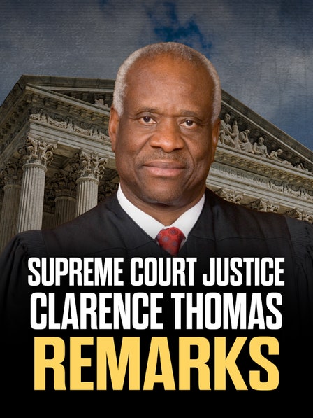 Supreme Court Justice Clarence Thomas Remarks dcg-mark-poster