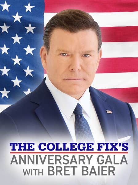 The College Fix's Anniversary Gala With Bret Baier dcg-mark-poster