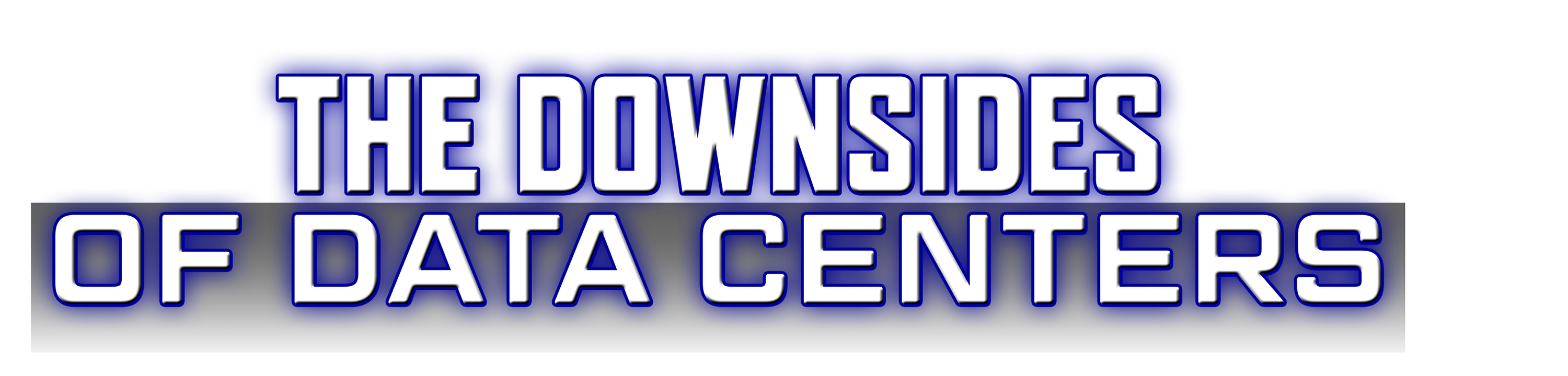 The Downsides of Data Centers logo