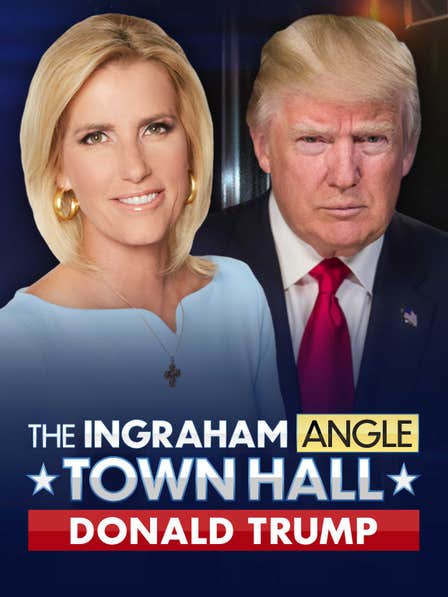 The Ingraham Angle Town Hall: Donald Trump dcg-mark-poster