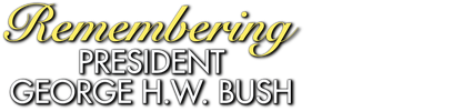 Remembering President George H.W. Bush logo