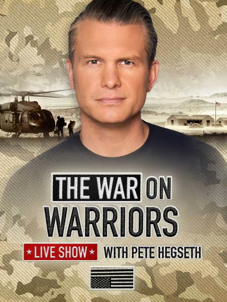 The War on Warriors: Live Show with Pete Hegseth dcg-mark-poster