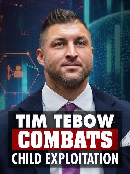 Tim Tebow Combats Child Exploitation dcg-mark-poster