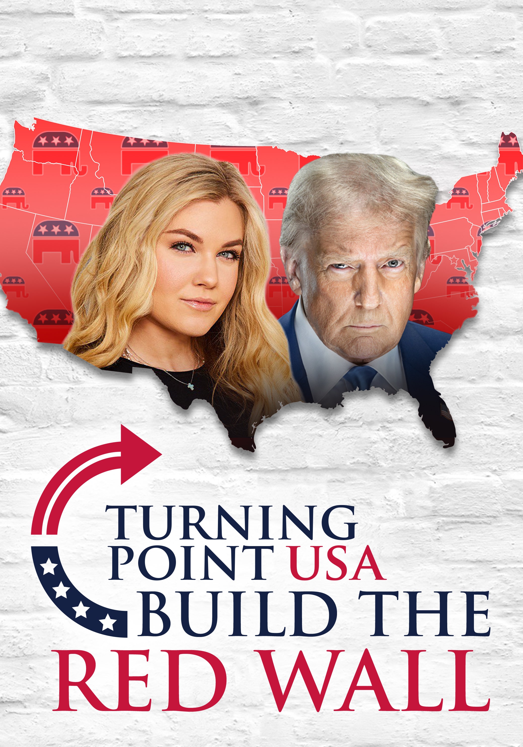TPUSA Build the Red Wall dcg-mark-poster