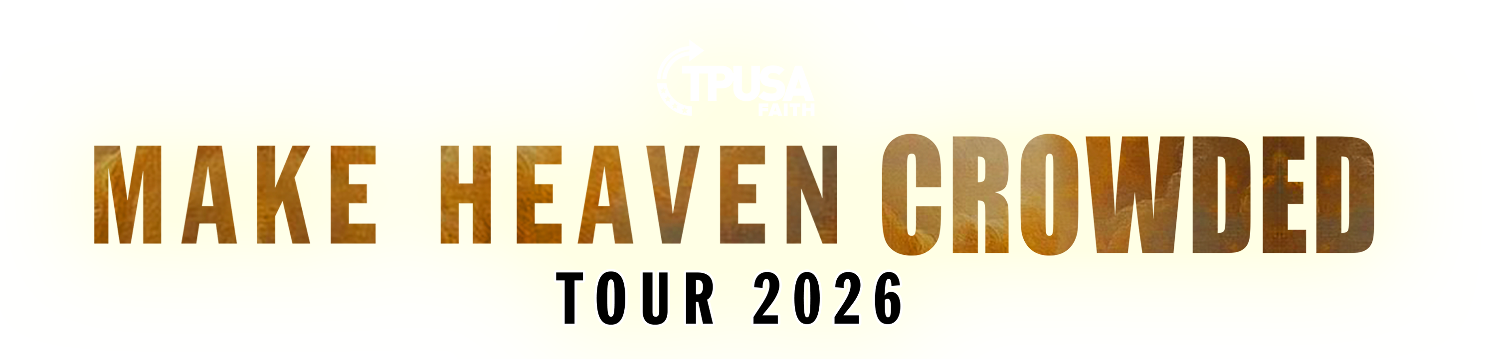 TPUSA Make Heaven Crowded Tour logo