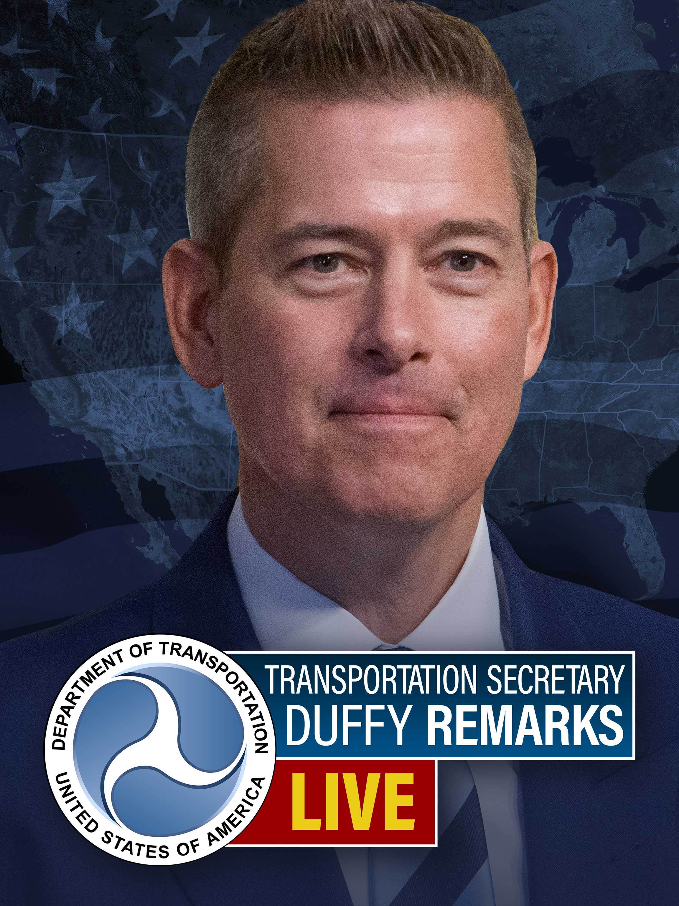 Transportation Secretary Duffy Remarks Live dcg-mark-poster