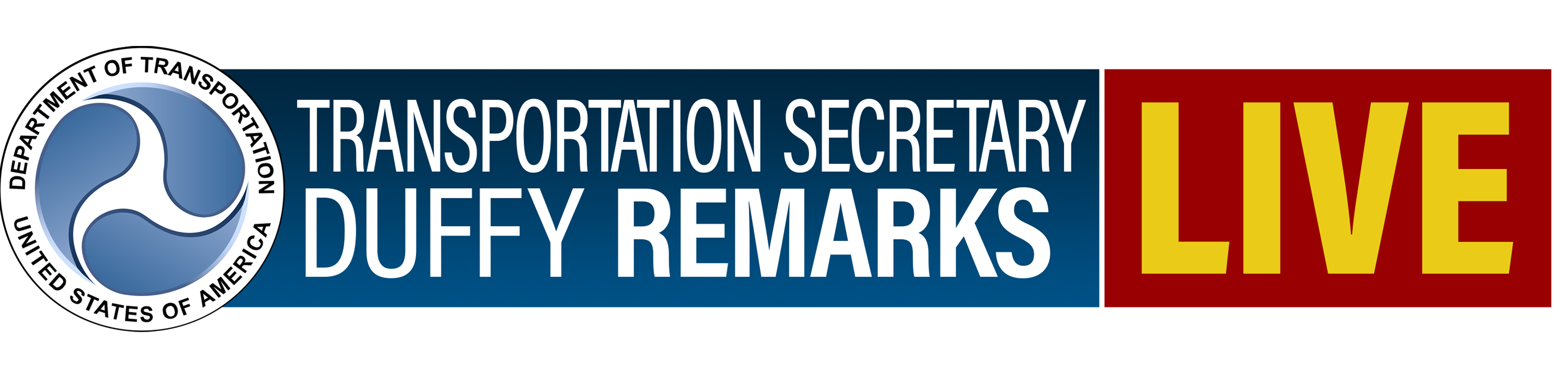 Transportation Secretary Duffy Remarks Live logo