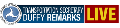 Transportation Secretary Duffy Remarks Live logo