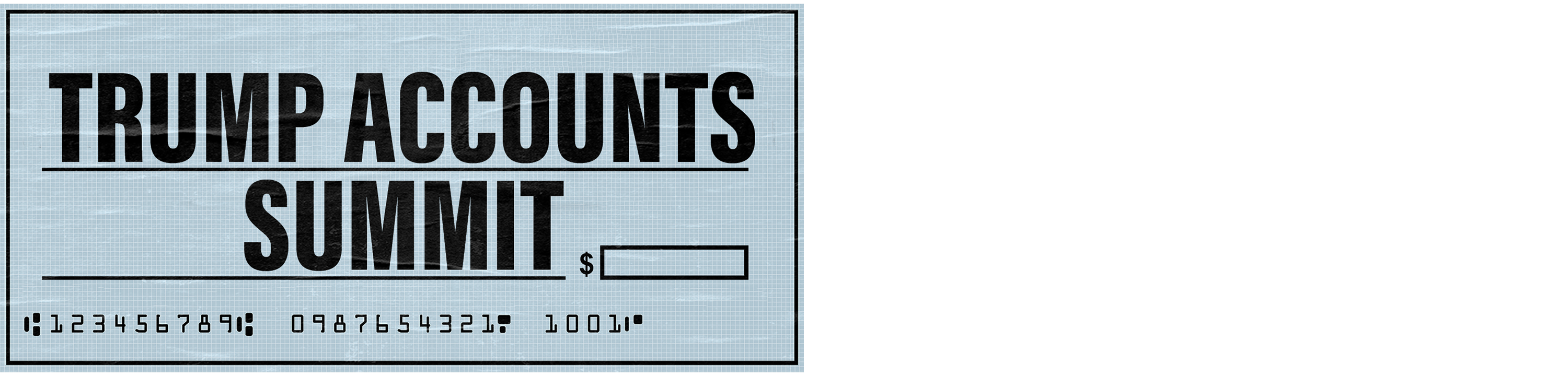 Trump Accounts Summit logo