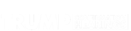 Trump Confirmation Hearings logo