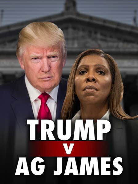 Trump V AG James dcg-mark-poster