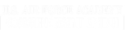 U.S. Air Force Academy Commencement Speech logo