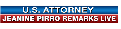 U.S. Attorney Jeanine Pirro Remarks Live logo