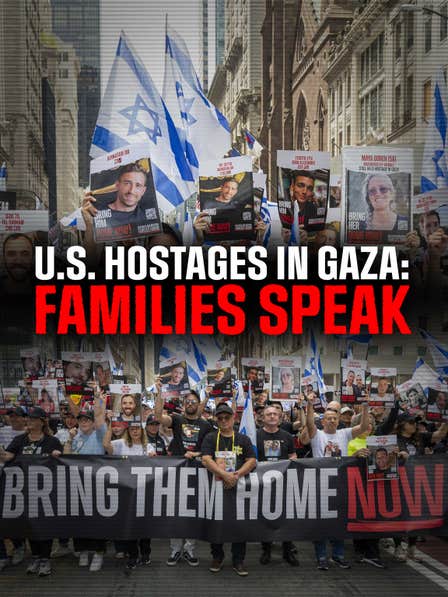 U.S. Hostages in Gaza: Families Speak dcg-mark-poster