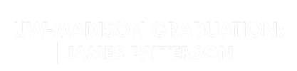 UW-Madison Graduation: James Patterson logo