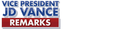 Vice President JD Vance Remarks logo