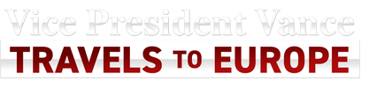 Vice President Vance Travels to Europe logo