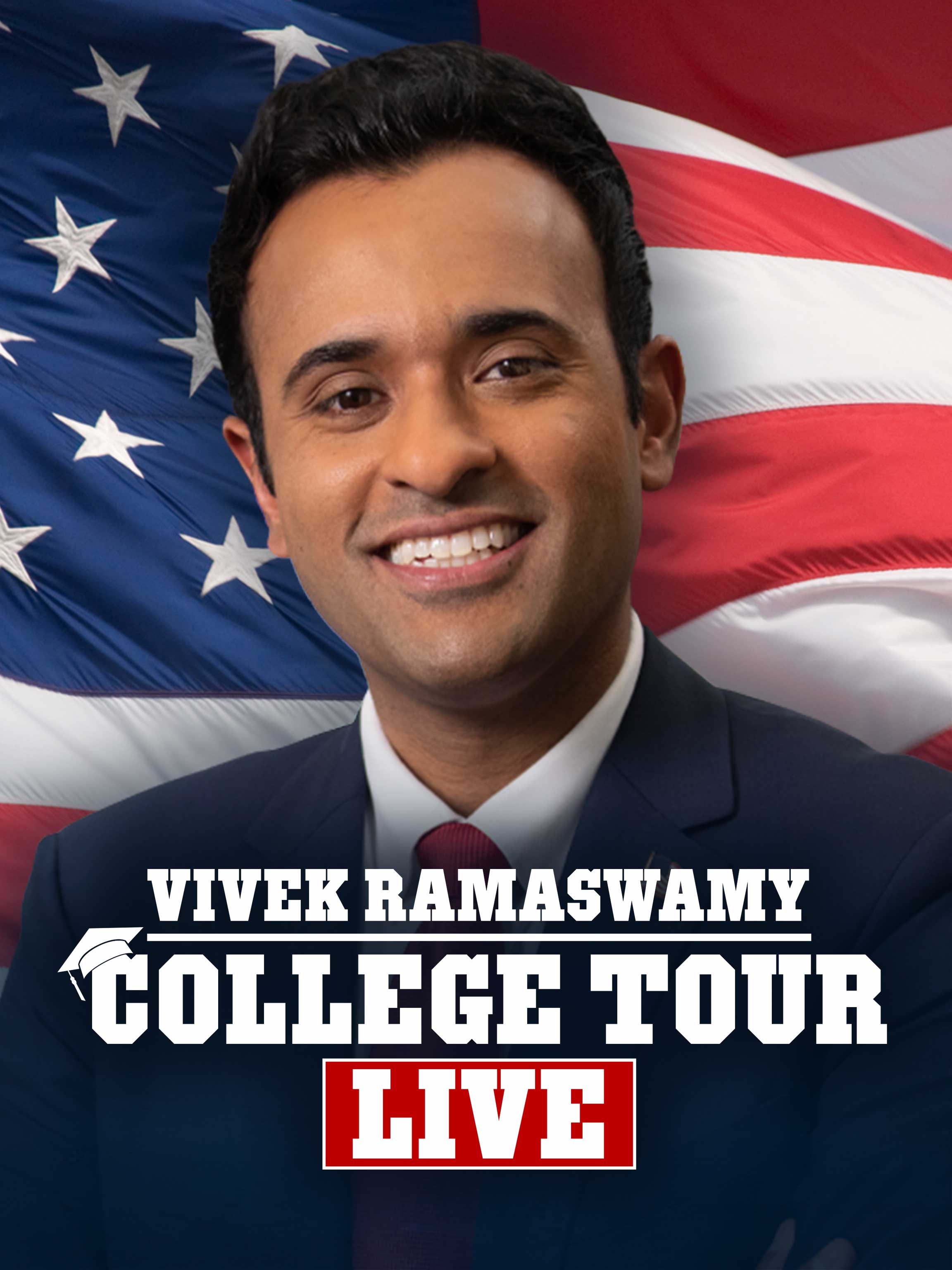Vivek Ramaswamy College Tour Live dcg-mark-poster