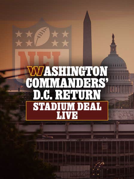 Washington Commanders' D.c. Return: Stadium Deal dcg-mark-poster