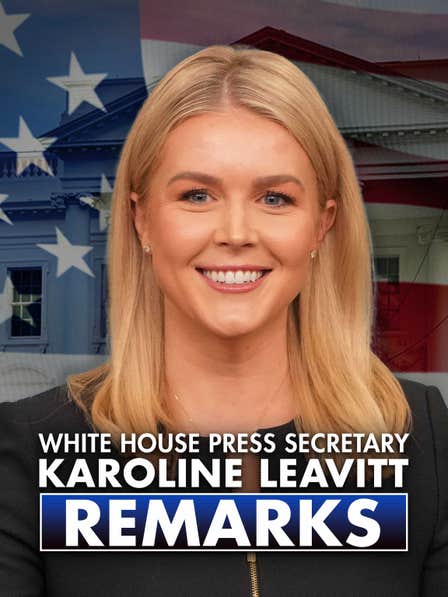 Wh Press Secretary Karoline Leavitt Remarks dcg-mark-poster