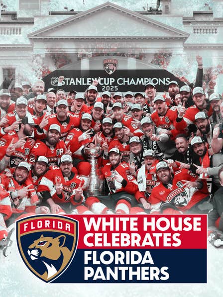 White House Celebrates Florida Panthers dcg-mark-poster