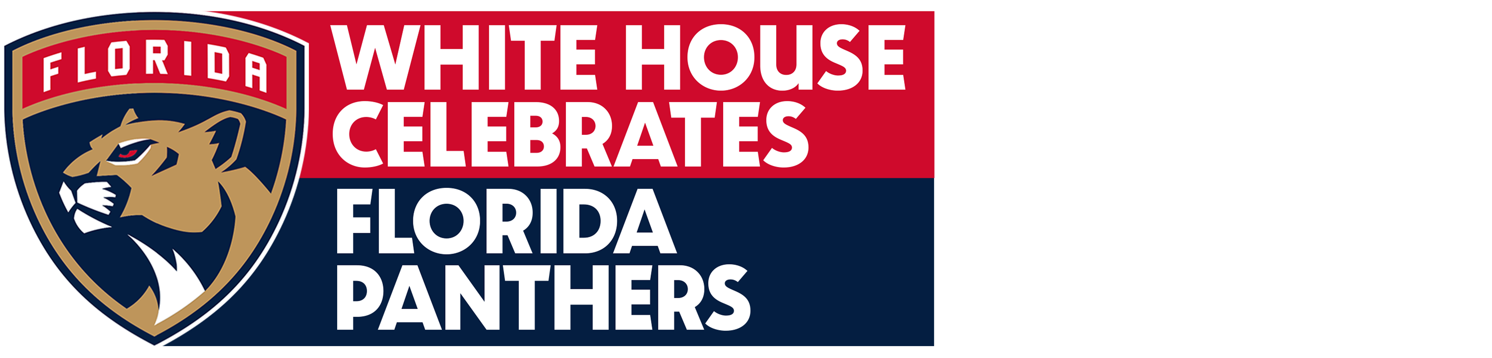 White House Celebrates Florida Panthers logo