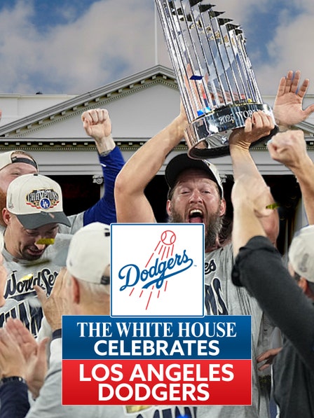 White House Celebrates Los Angeles Dodgers dcg-mark-poster