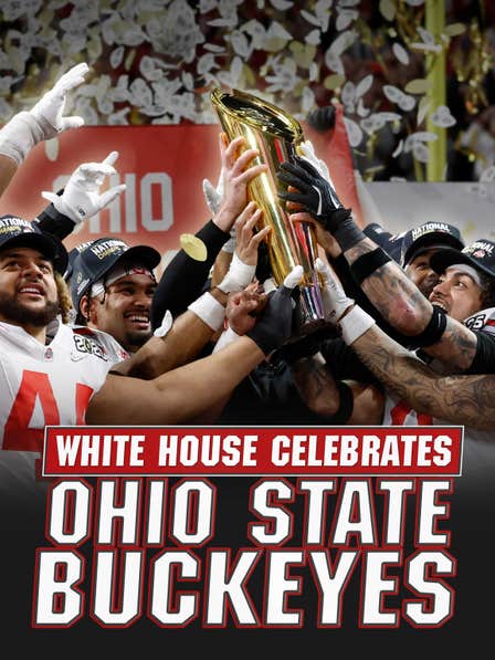 White House Celebrates Ohio State Buckeyes dcg-mark-poster