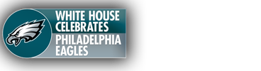 White House Celebrates Philadelphia Eagles logo