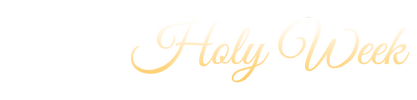 White House Observes Holy Week logo