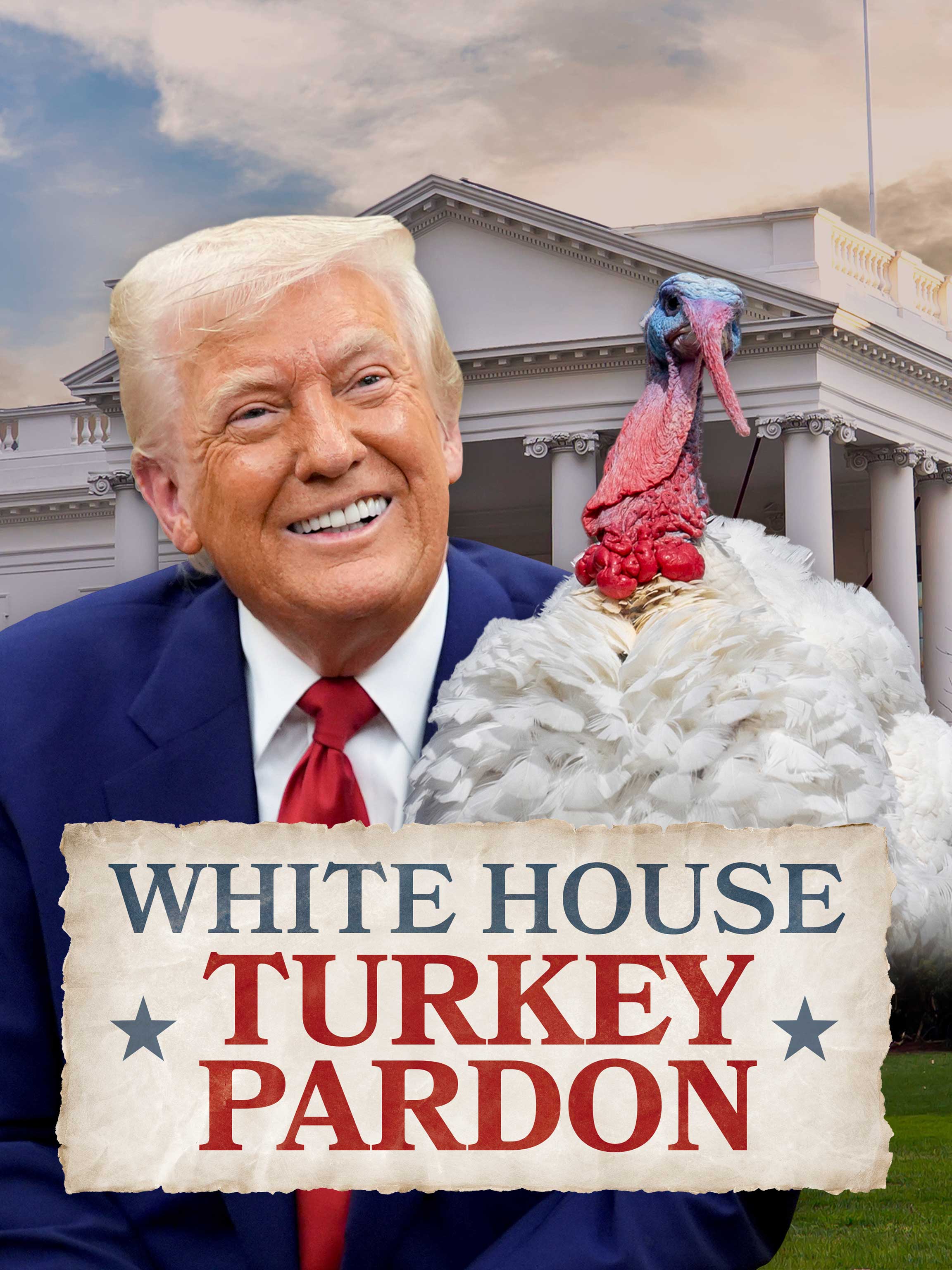 White House Turkey Pardon dcg-mark-poster