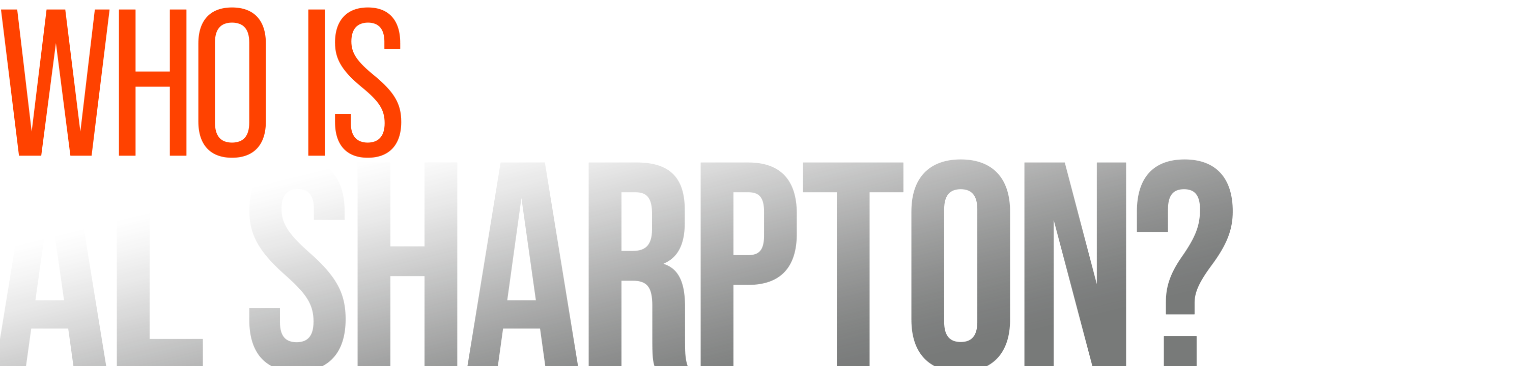 Who Is Al Sharpton? logo