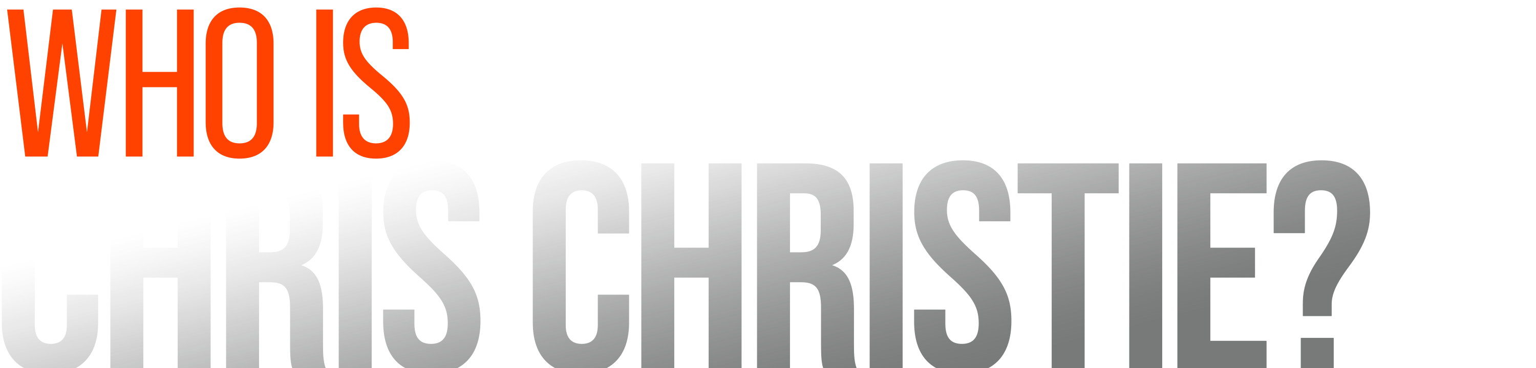 Who Is Chris Christie? logo
